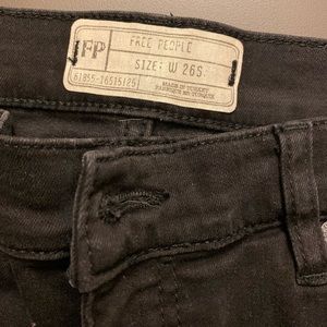 Free people black skinny jeans